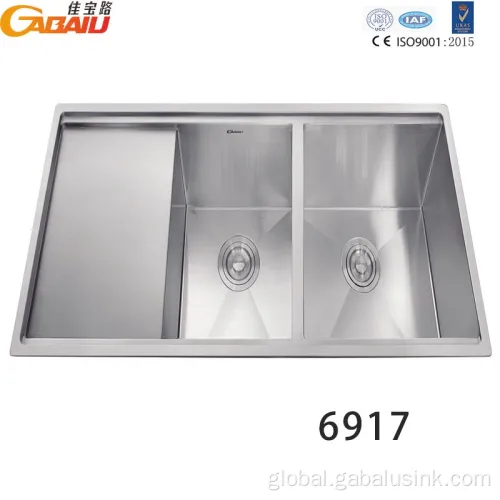  SUS 304 Stainless Steel Handmade Kitchen Sink Factory